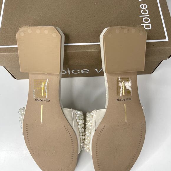Dolce Vita Women's Halie Low Heel, Vanilla Pearls Women's Size 7.5 - Picture 7 of 7